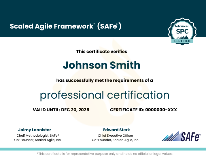 Earn the Coveted Advanced SAFe® Practice Consultant Credential